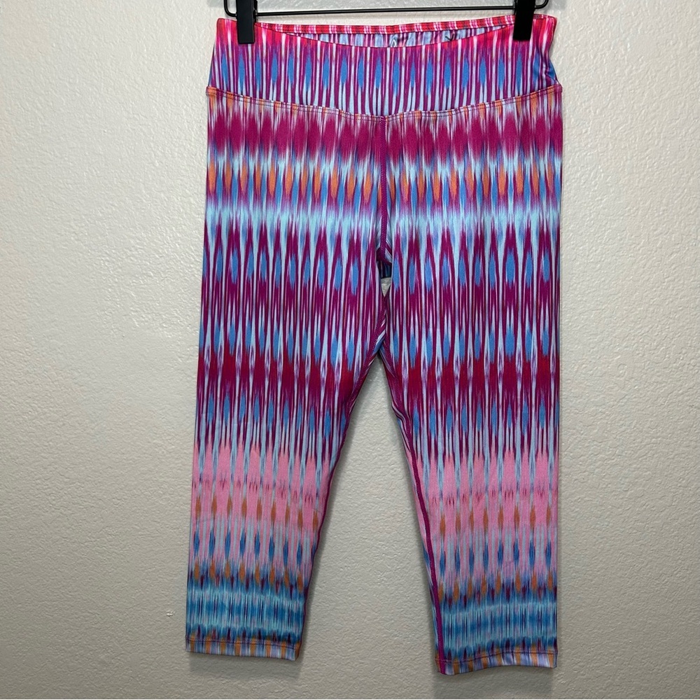 NWT Prana Roxanne Y2K Capri Yoga Pants Size M | Boho Retro Activewear - Picture 2 of 5